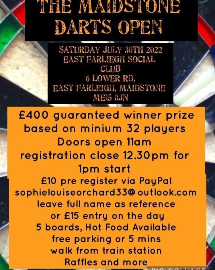 Maidstone Darts Open