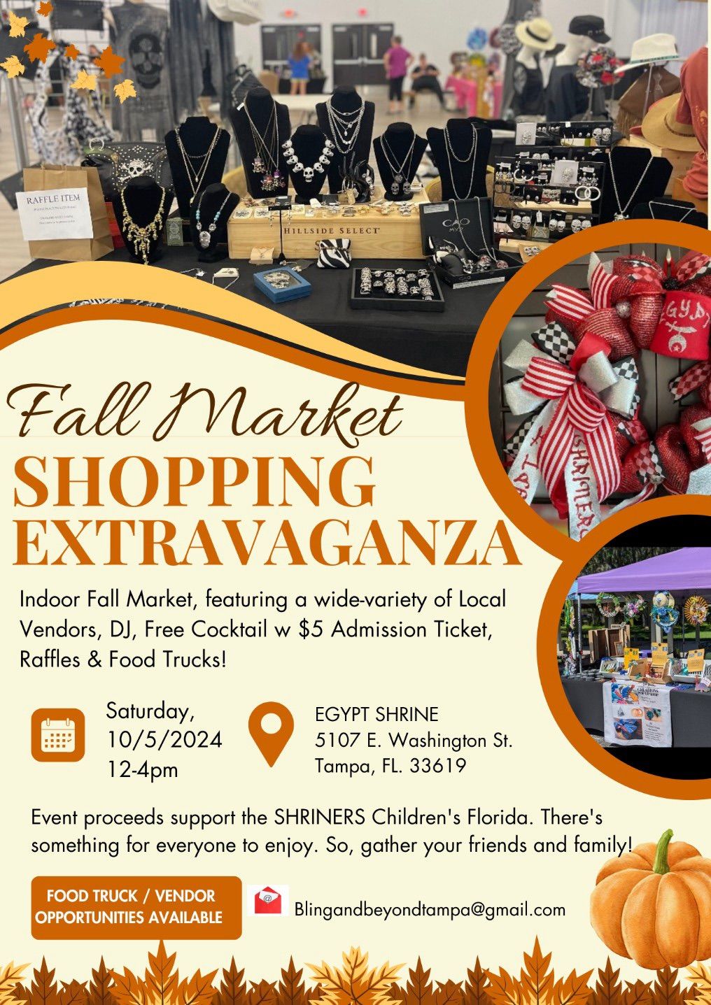 INDOOR Fall Market Shopping Extravaganza 