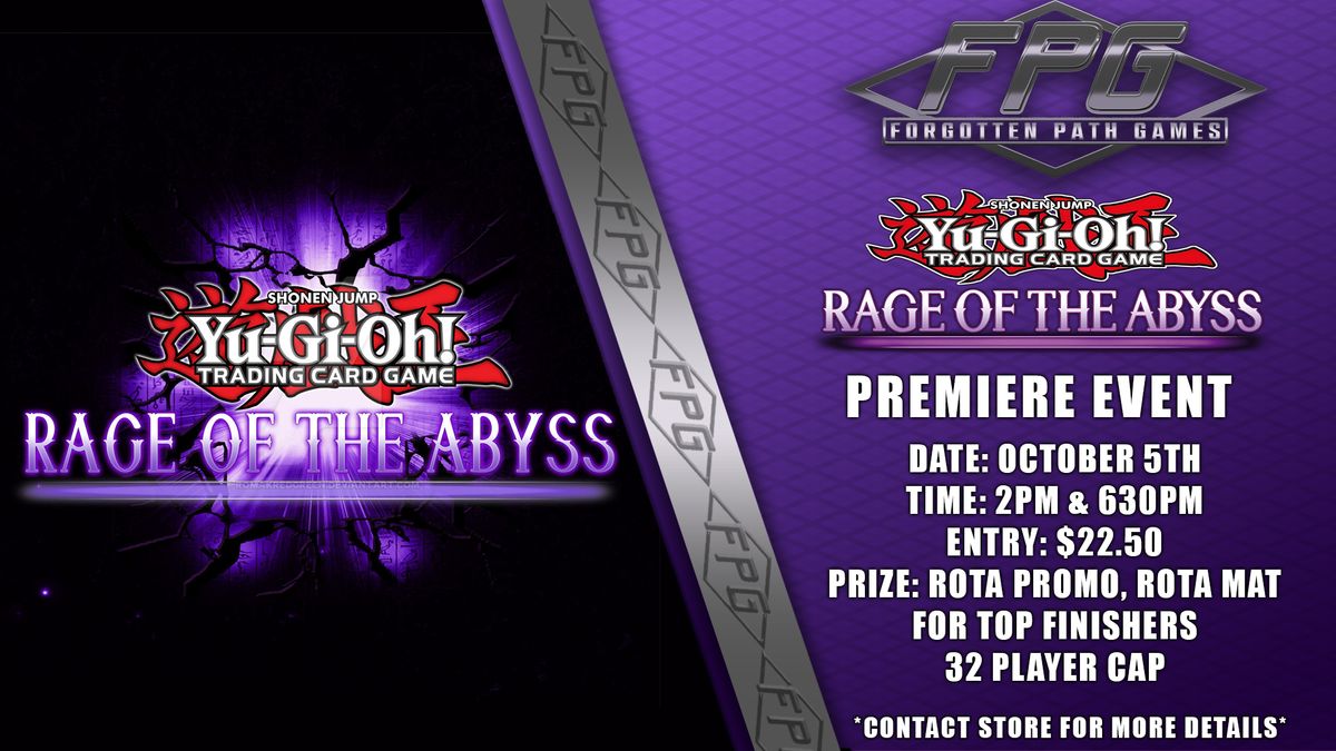 Yu-Gi-Oh! Rage of the Abyss Premiere Event