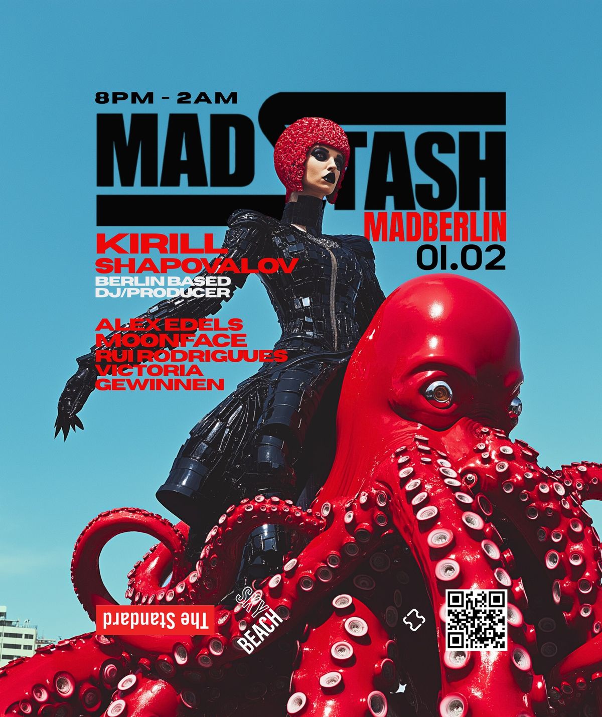 MADBERLIN x KIRILL SHAPOVALOV at Sky Beach 78F. | Sat 1 Feb 2025