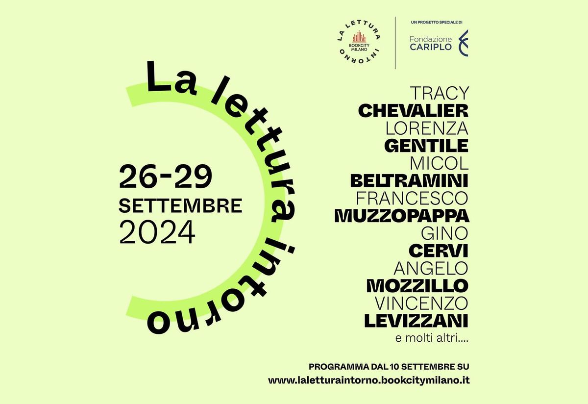 La lettura intorno \u2013 BookCity tutto l\u2019anno a Milano