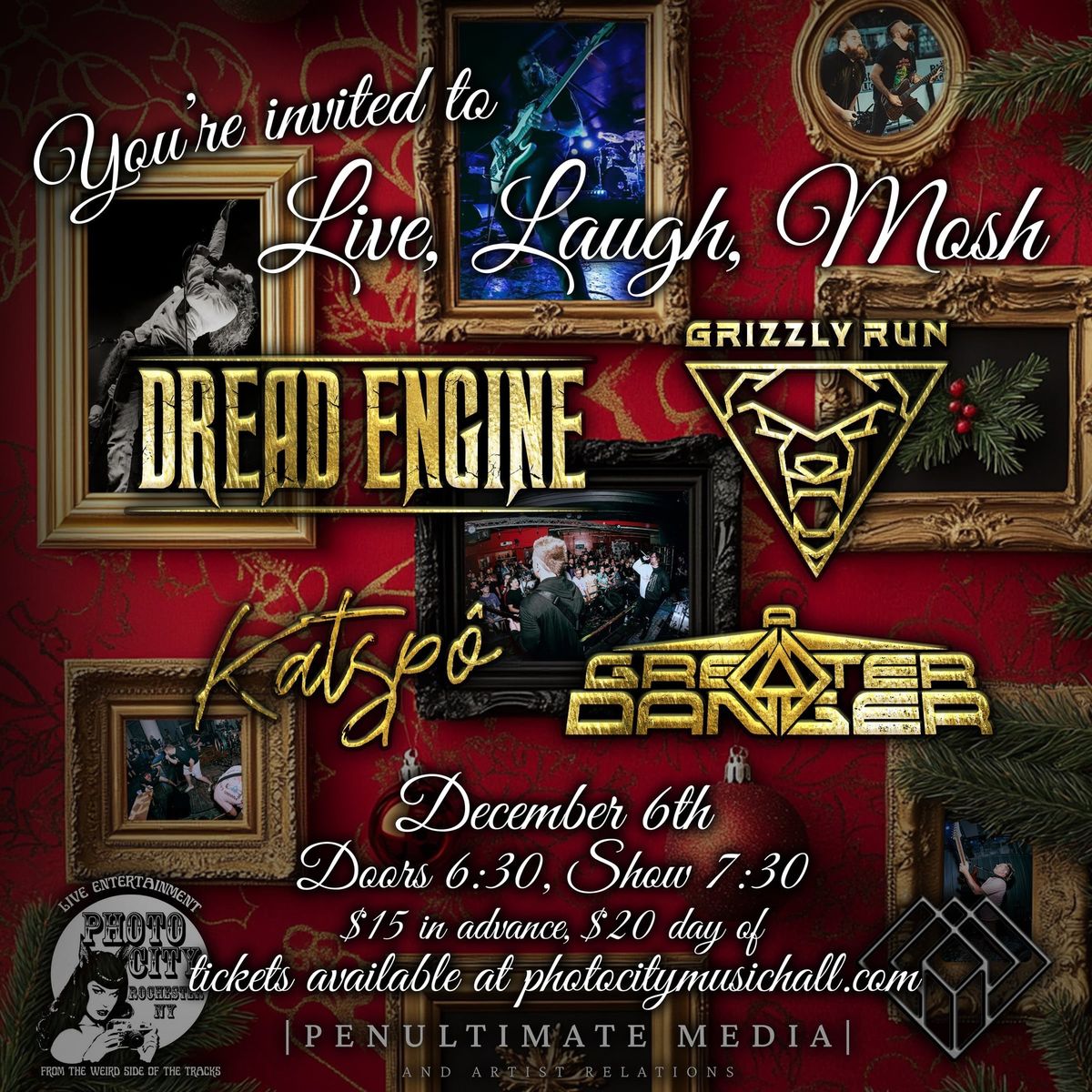 Live, Laugh, Mosh: Holiday Heavy Music Bash!