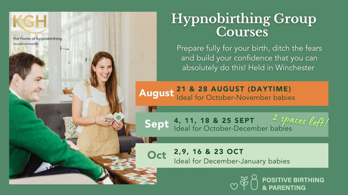 Hypnobirthing Group Course (Oct)