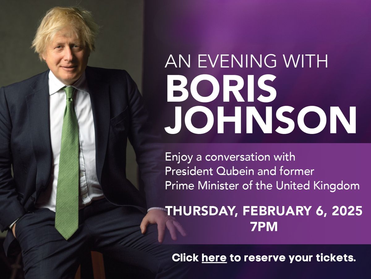 An Evening with Boris Johnson