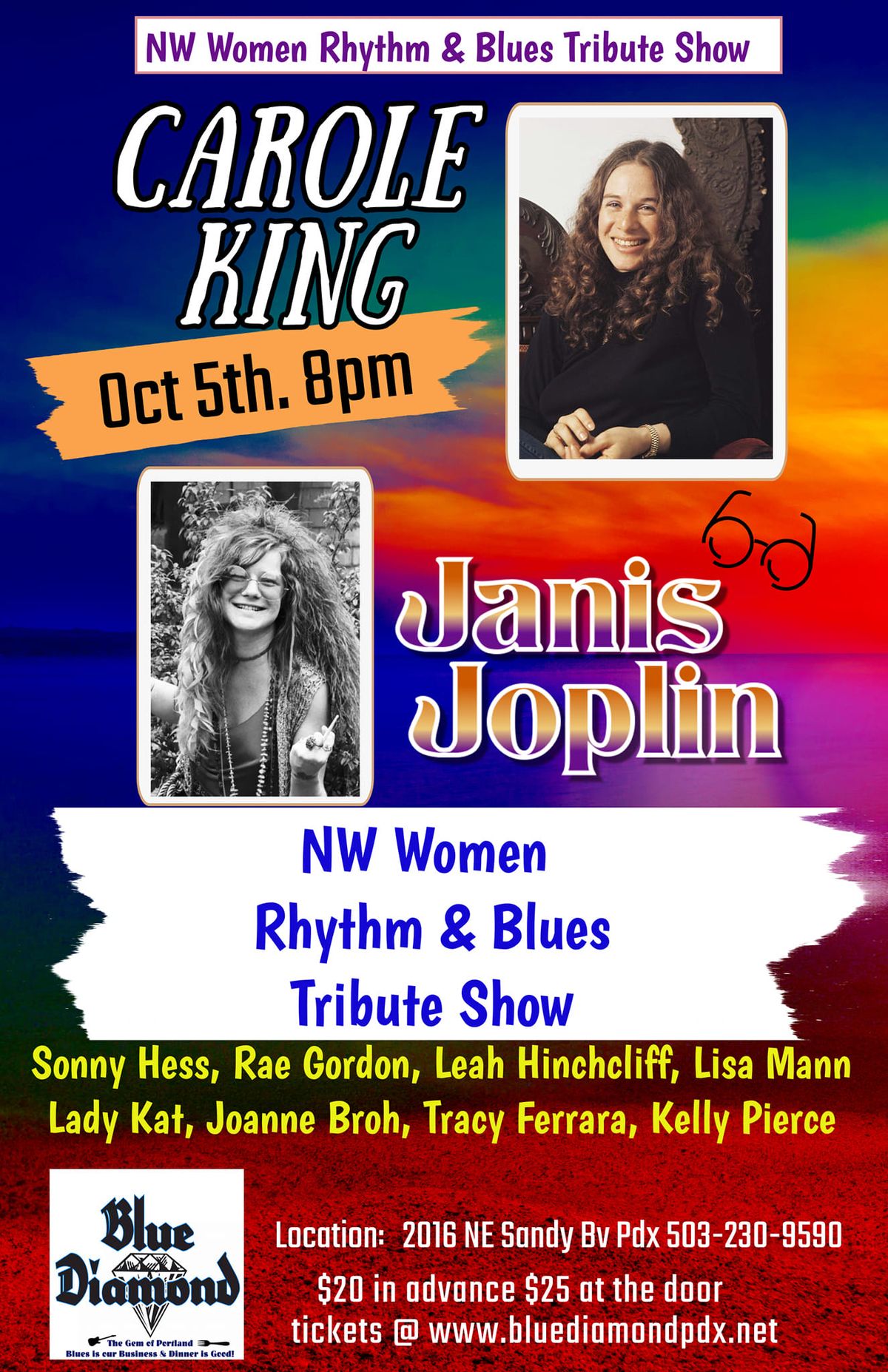 Janis Joplin \/Carole King show