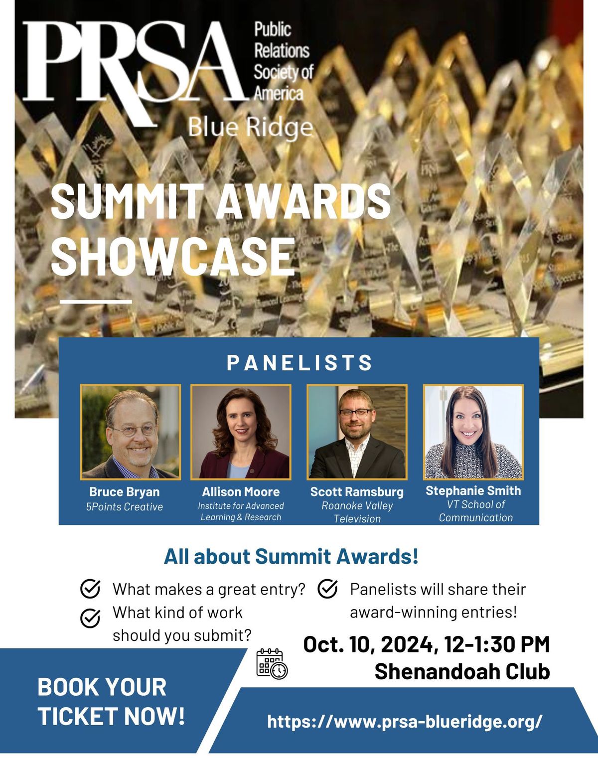 Blue Ridge PRSA October Luncheon - All About Summit Awards! 