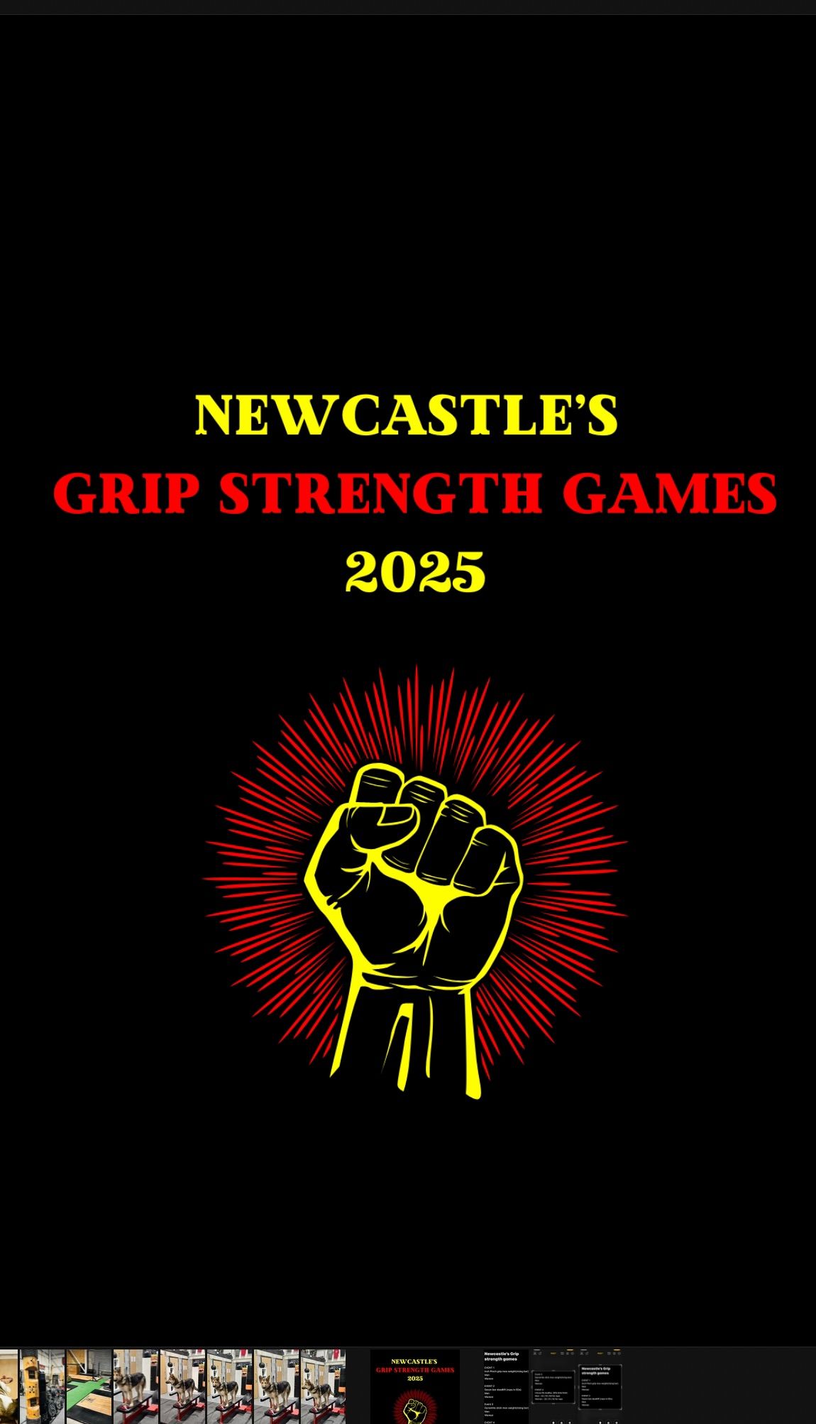 Newcastle\u2019s Grip Strength Games 