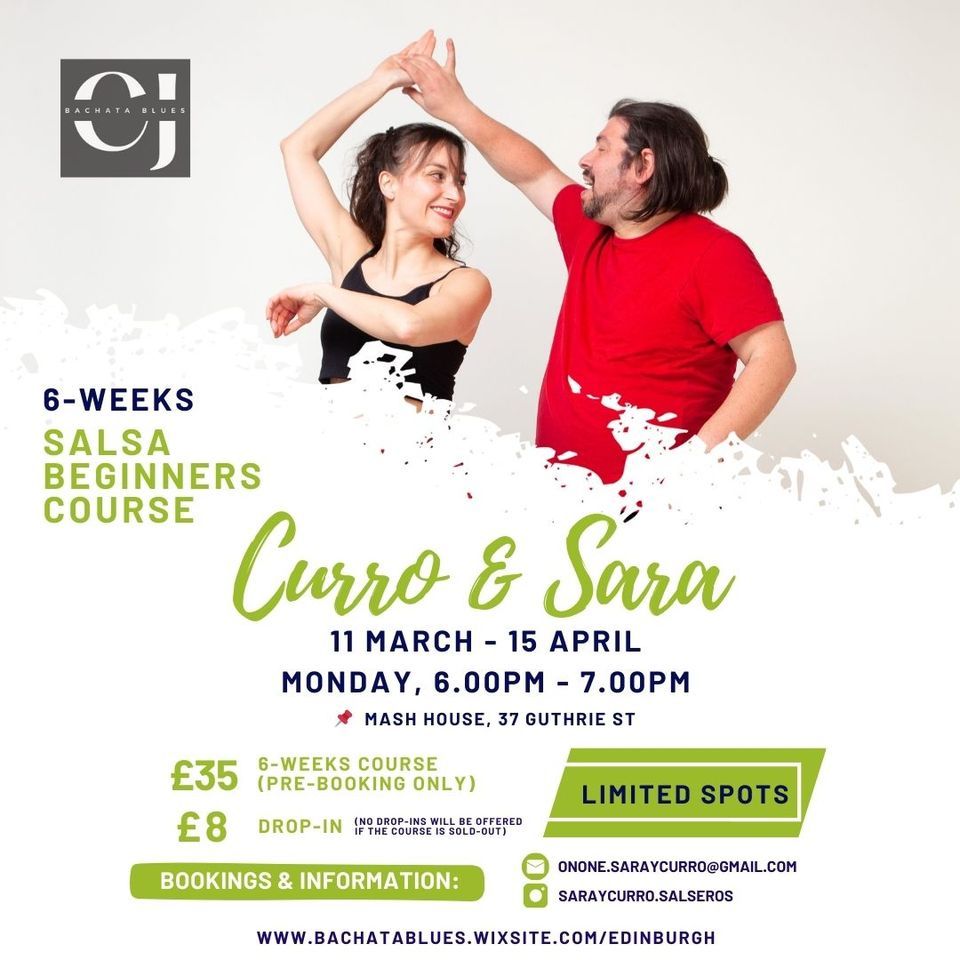6 week Block SALSA BEGINNERS Course (11th March - 15th April)