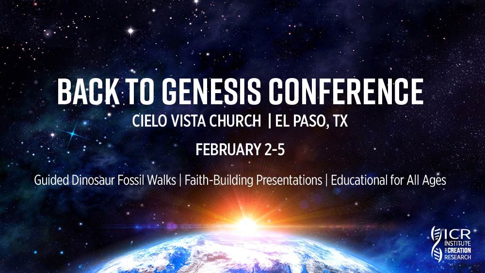 Back to Genesis Conference \u2022 El Paso, TX