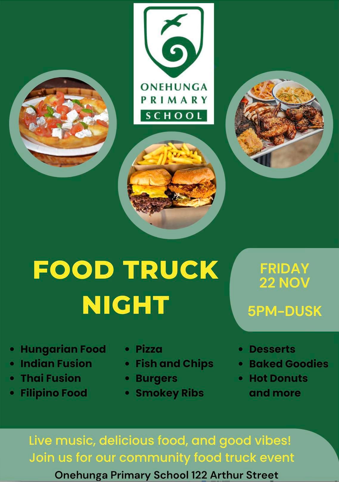 Onehunga Primary School Food Truck Night