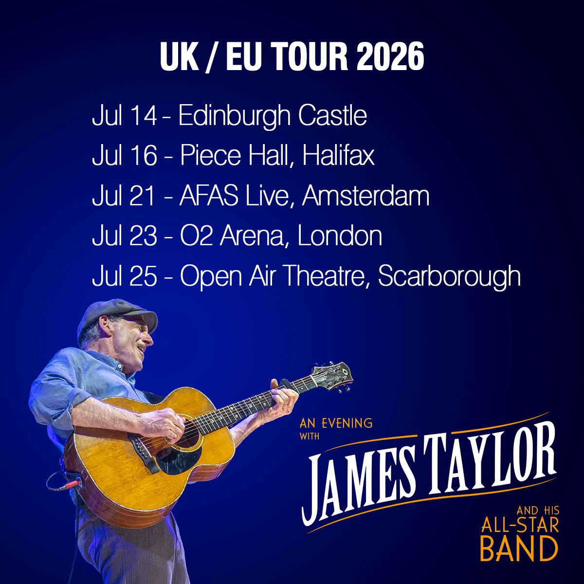 James Taylor Amsterdam Tickets