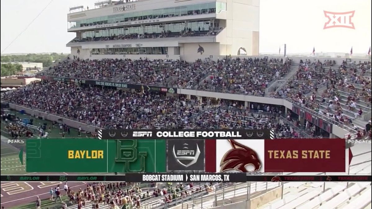 Baylor Bears vs. Texas State Bobcats