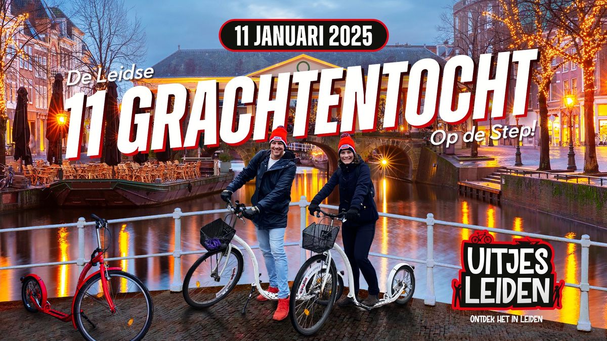 11 januari - Leidse 11 Grachtentocht op de Step!