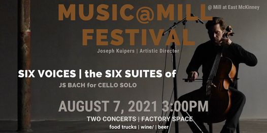 SIX VOICES | the SIX SUITES of JS BACH for CELLO SOLO