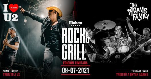 Mahou Rock&Grill - Edici\u00f3 limitada: Tribut a Bryan Adams + U2