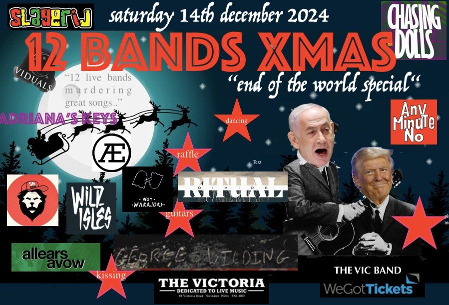 12 BANDS of XMAS 2024 - live at The Vic