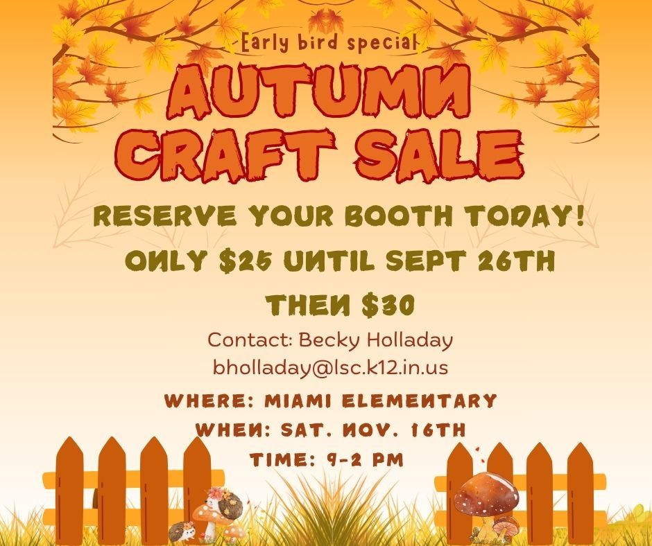 Autum Craft Sale