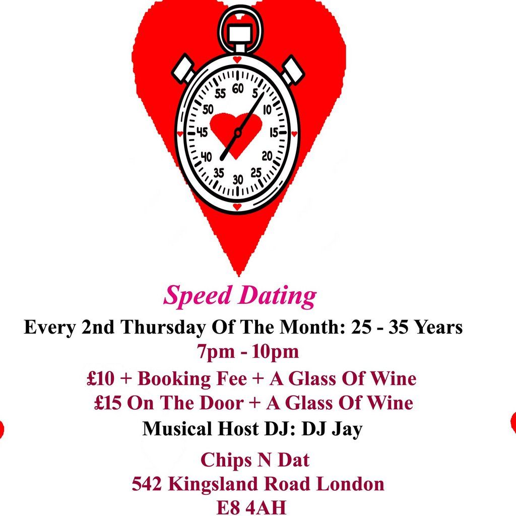 Speed Dating 25 - 35 Years. Thursdays