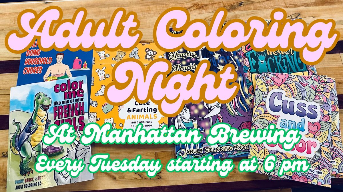 Adult Coloring Night at MBC