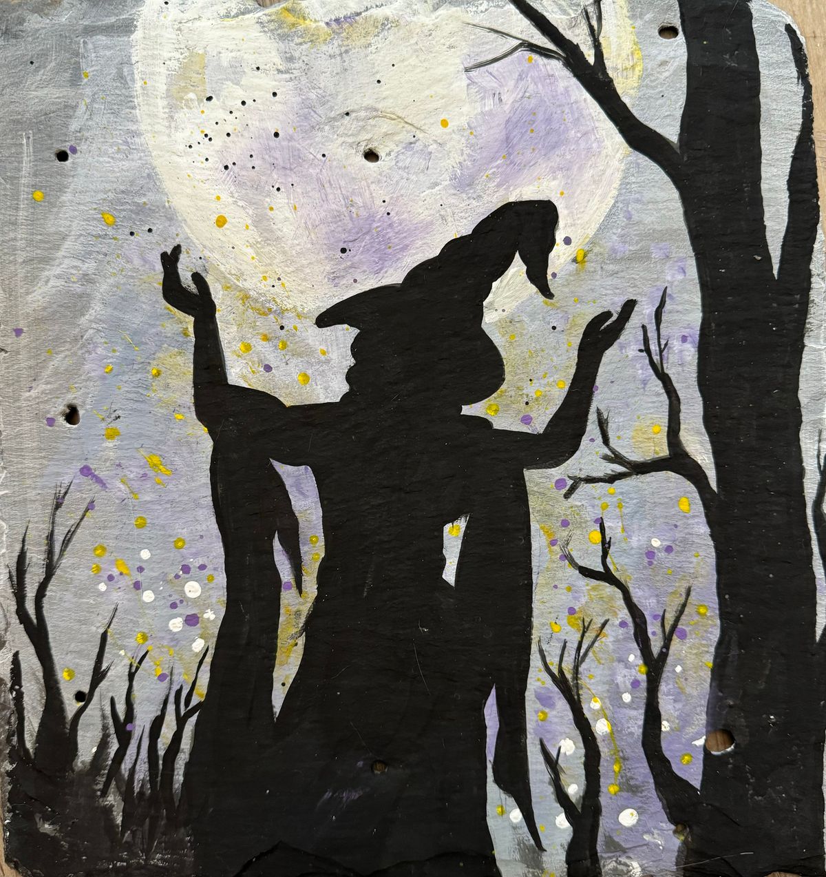 Witches of the Night Slate Paint and Sip Night