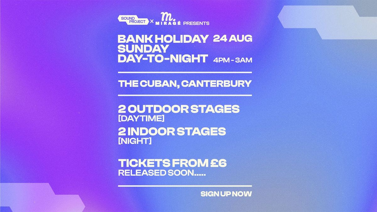 BANK HOLIDAY SUNDAY DAY TO NIGHT \ud83d\udca5 