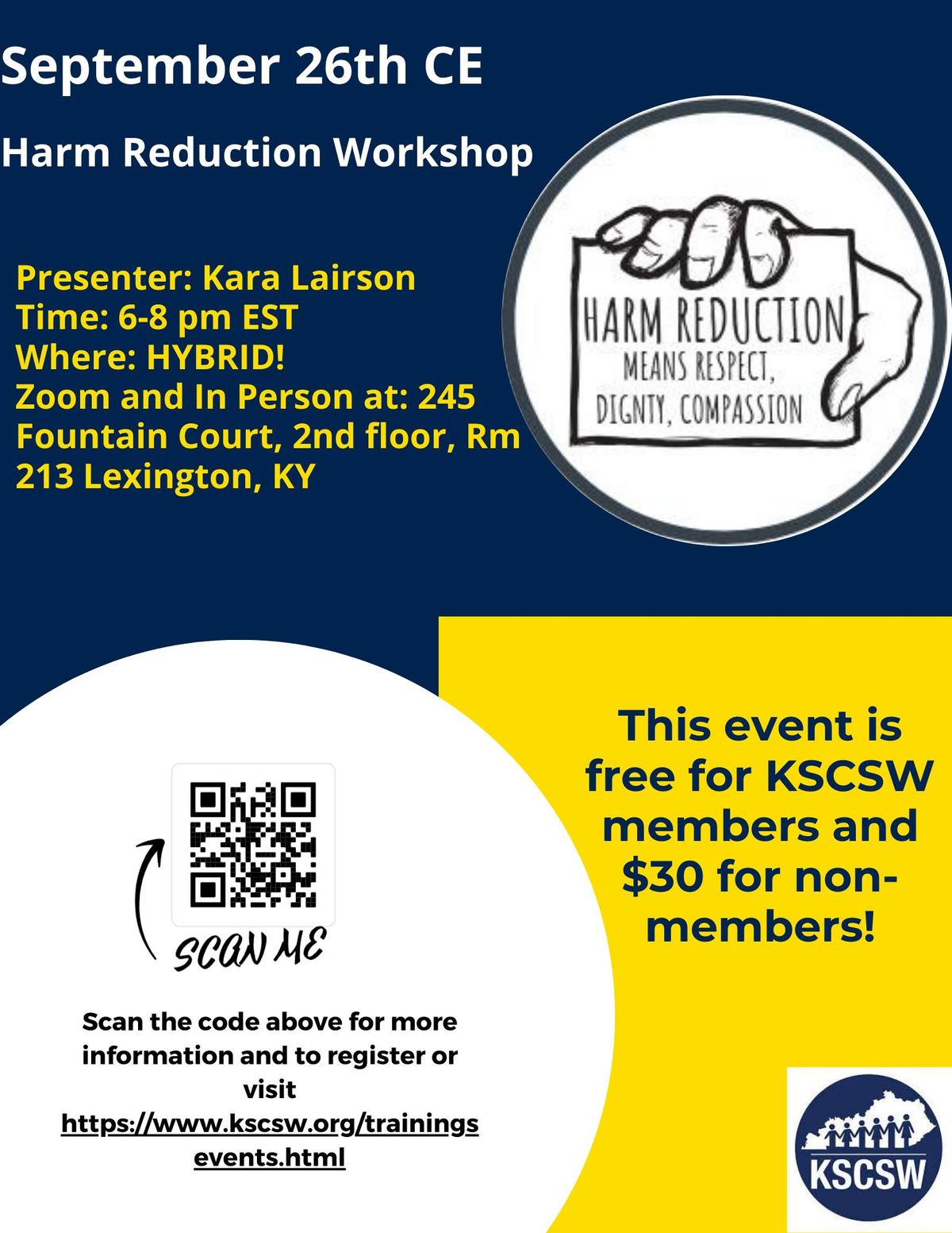 Harm Reduction Workshop