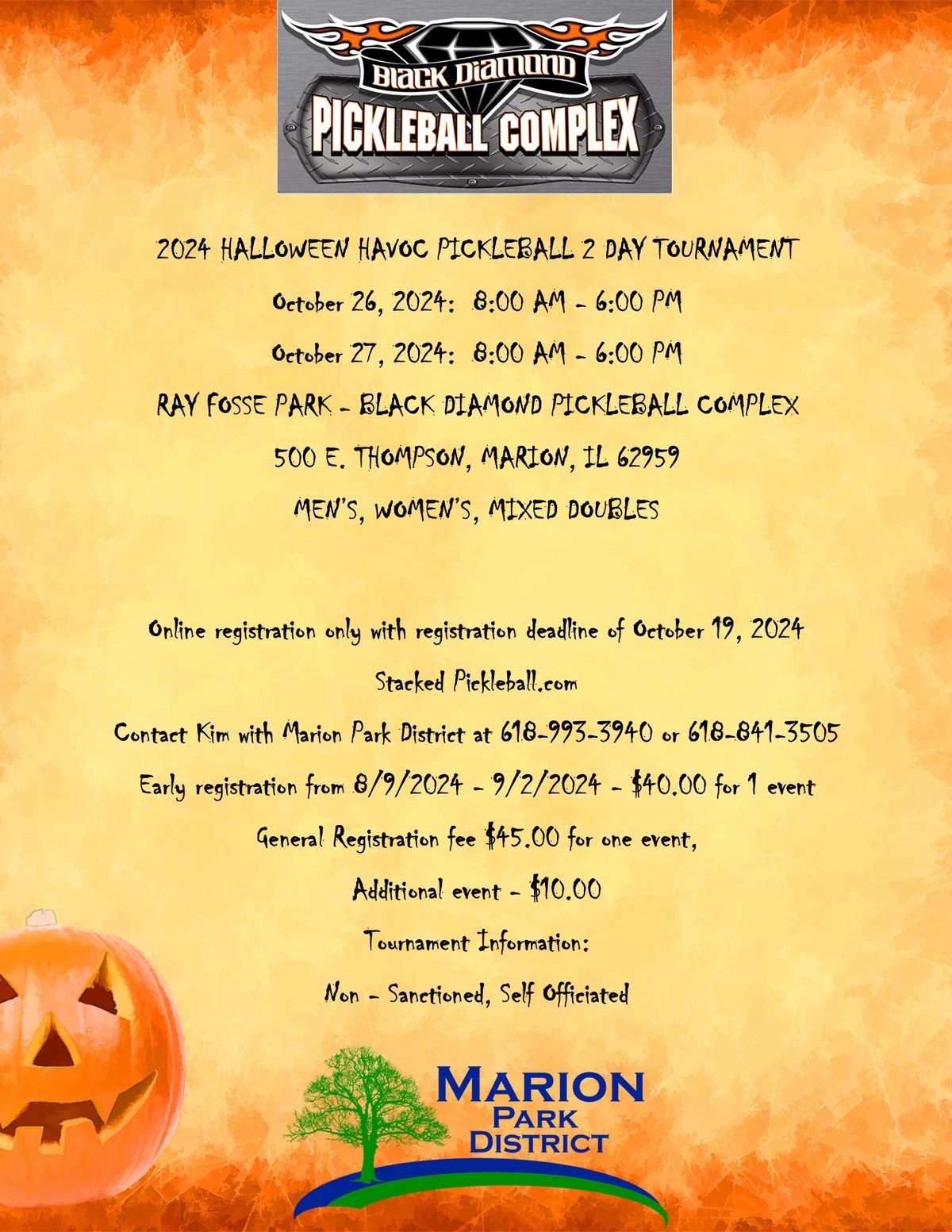 Halloween Havoc Pickleball Tournament