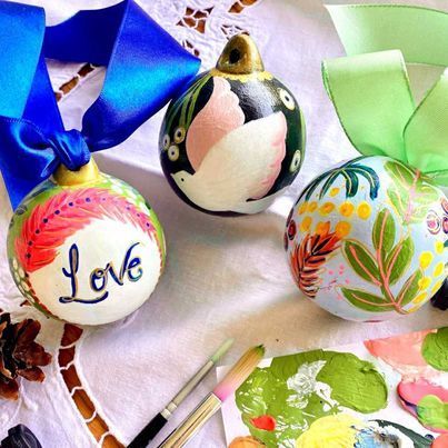 Art Workshop | Christmas Baubles | Saturday 02nd November 2024 | 10am - 12 Noon