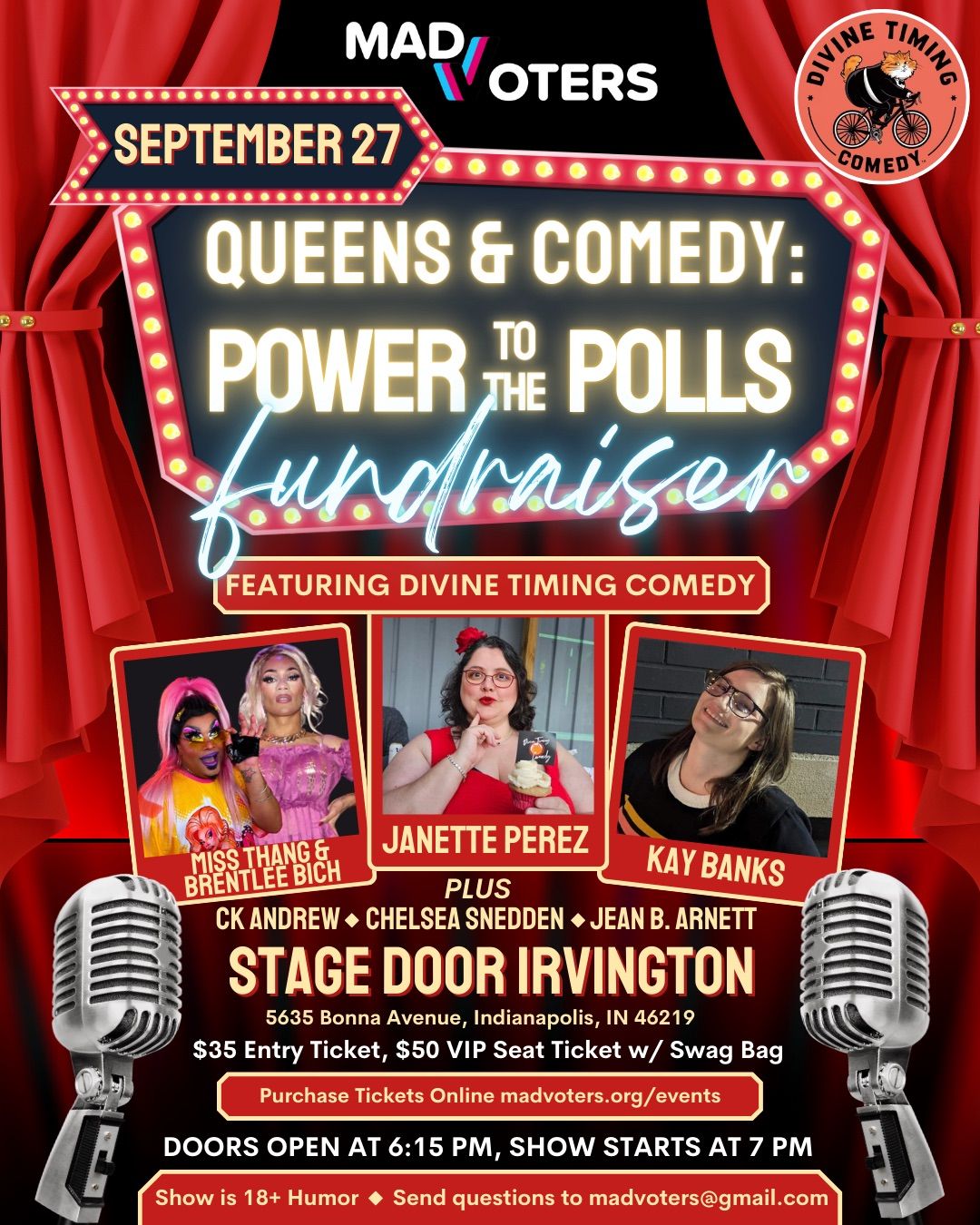 Queens & Comedy: Power to the Polls