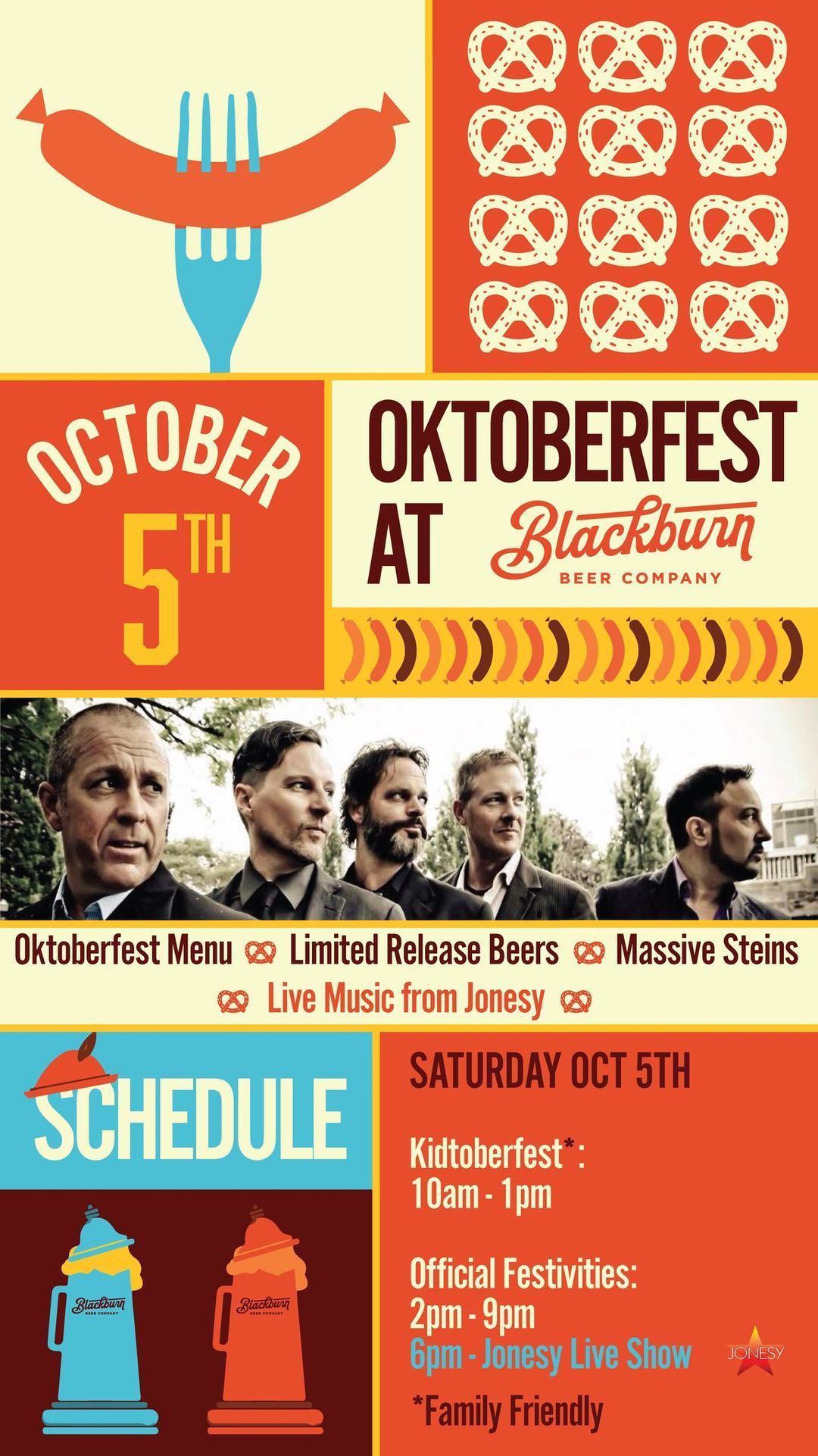 OKTOBERFEST at Blackburn Brewhouse with JONESY