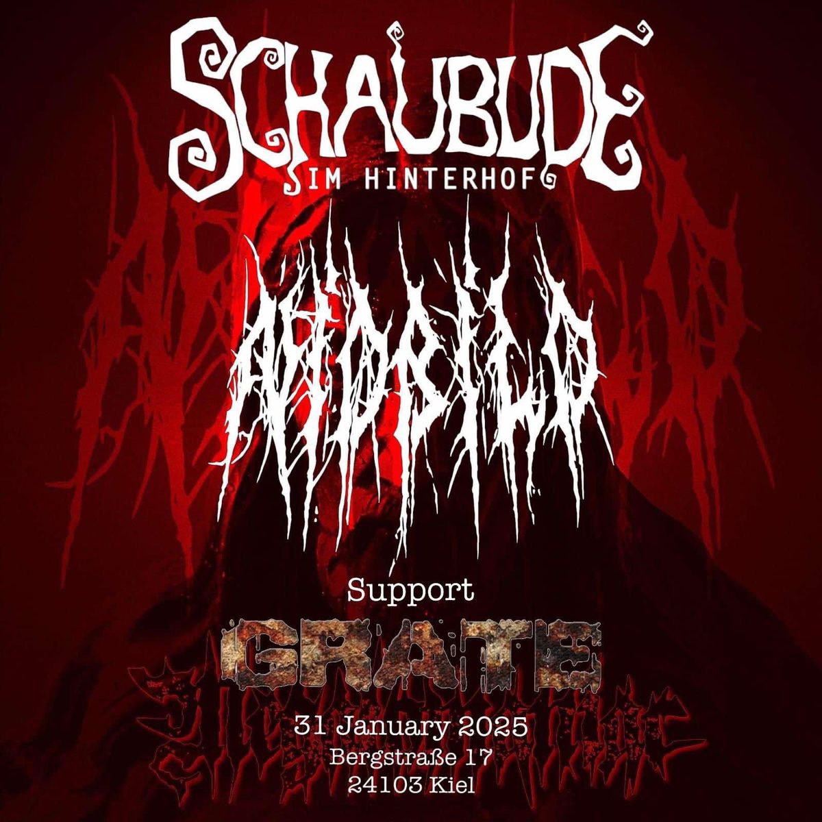 NIDBILD + GRATE | Schaubude im Hinterhof [Black Metal] 