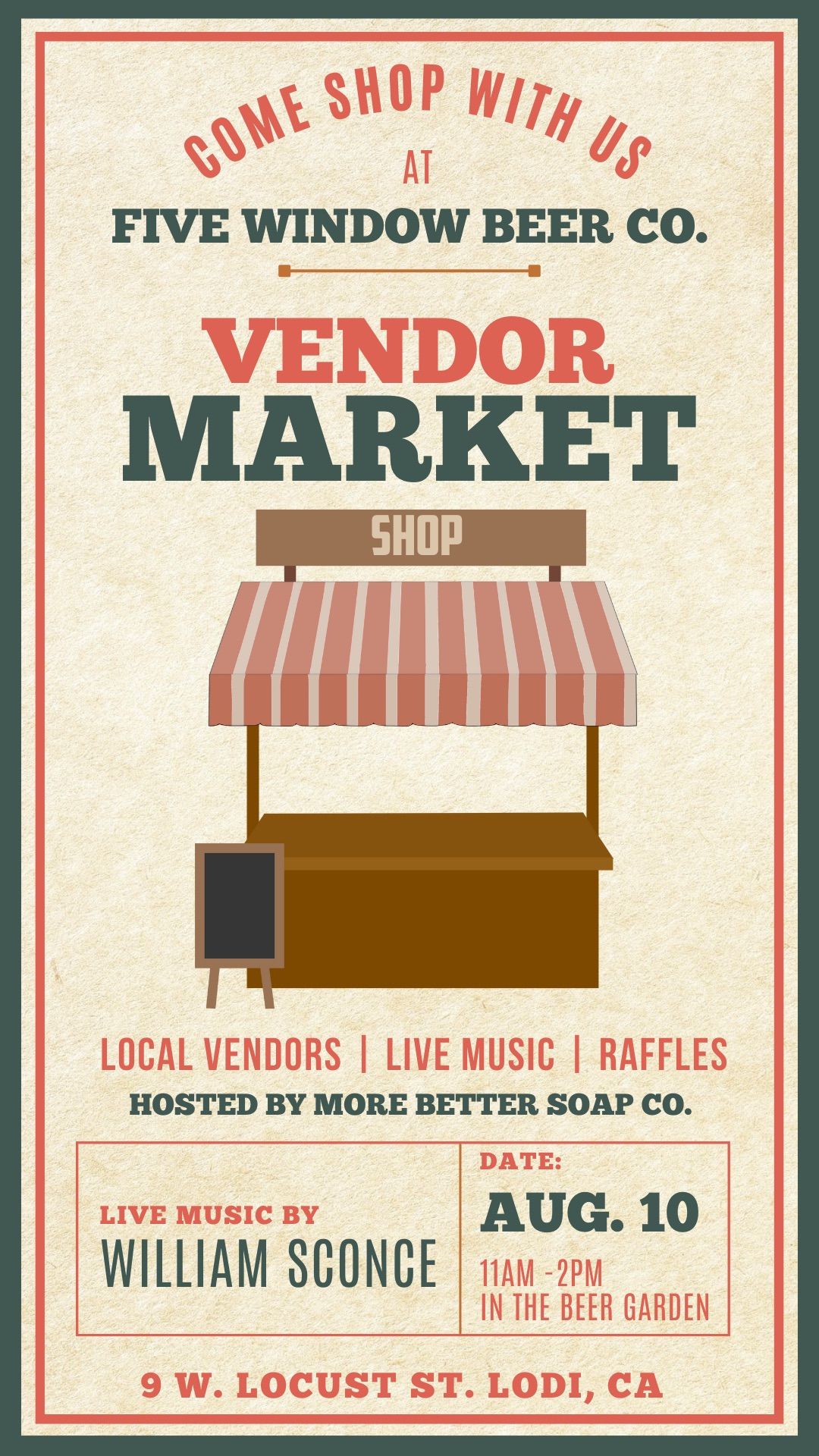 Vendor Market @ Five Window Beer Co. 