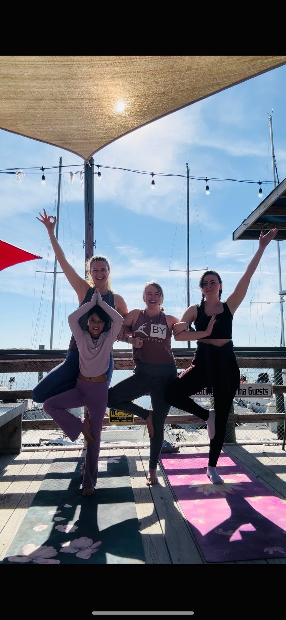 \ud83c\udf891 Year Celebration!\ud83c\udf89 Yoga at the Marina 