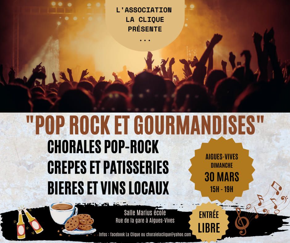 Pop Rock et Gourmandises