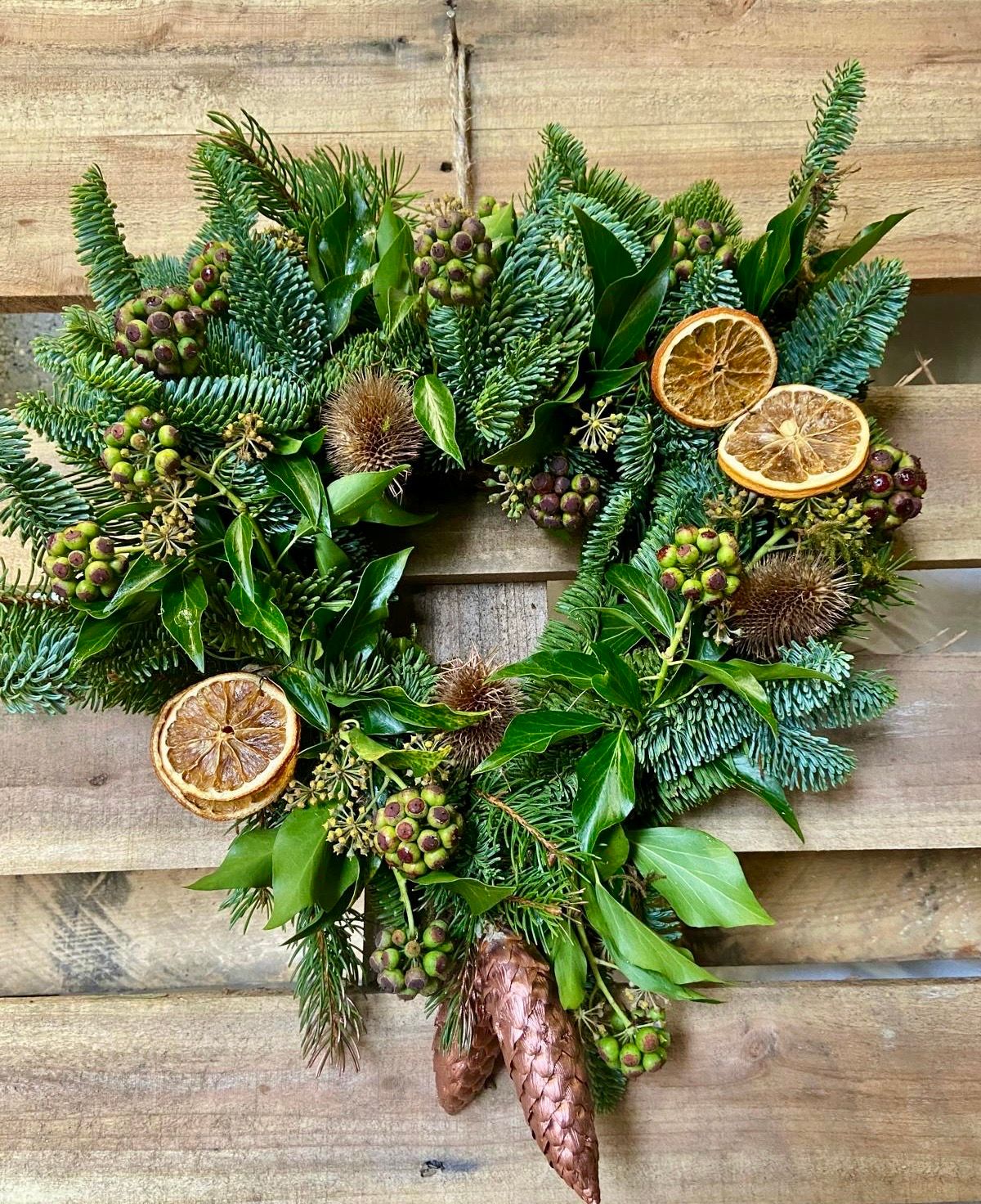 Wreath making at Baylham House Farm \ud83c\udf84