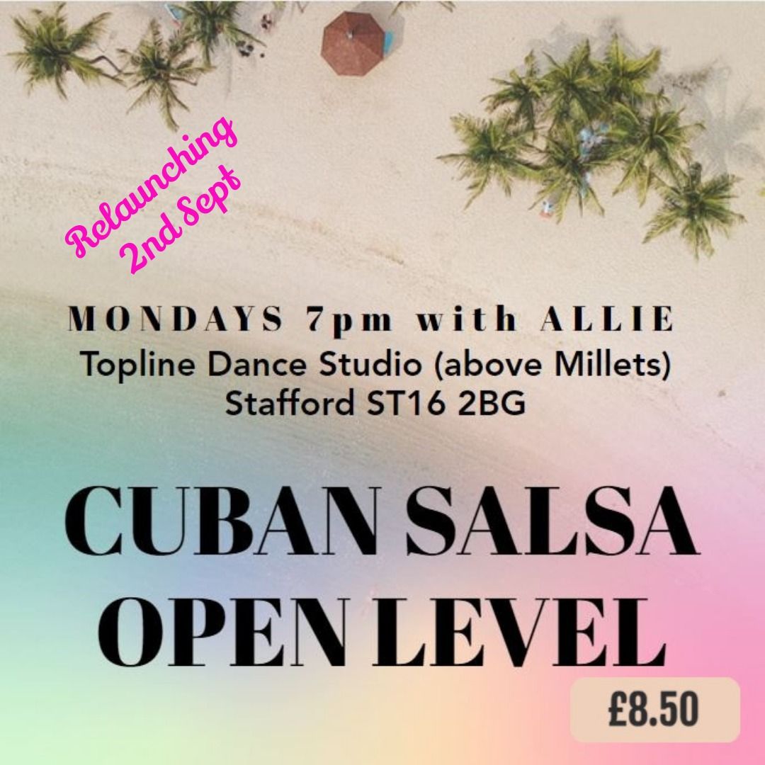 Cuban Salsa Classes - Suitable for Beginners and more experienced dancers