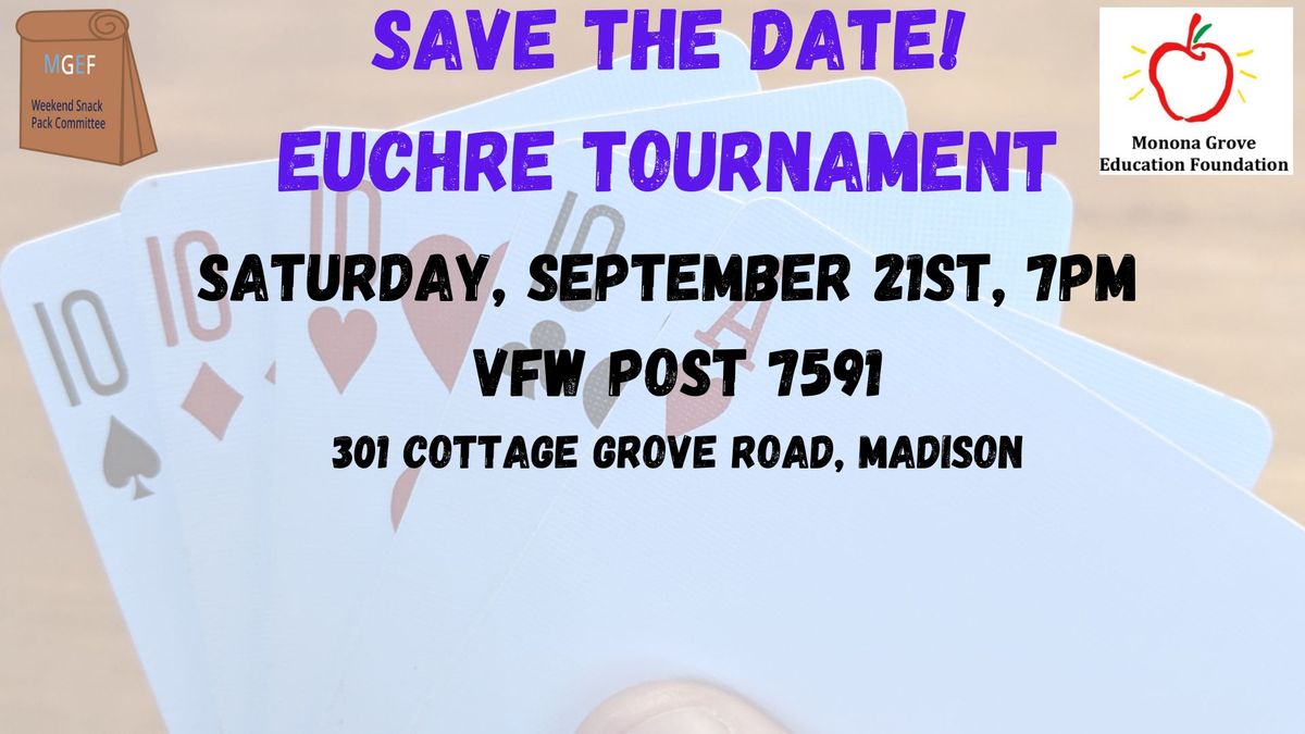 Euchre Fundraiser! 