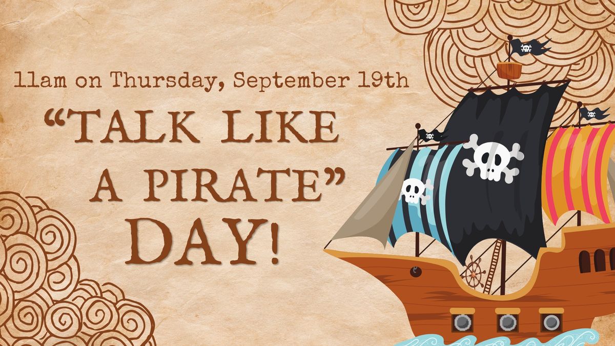 Talk Like a Pirate Day!