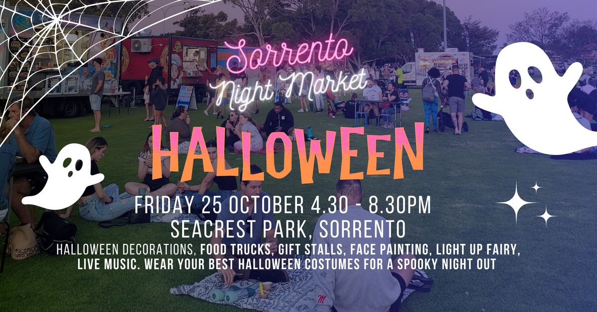 HALLOWEEN at Sorrento Night Market 25 Oct