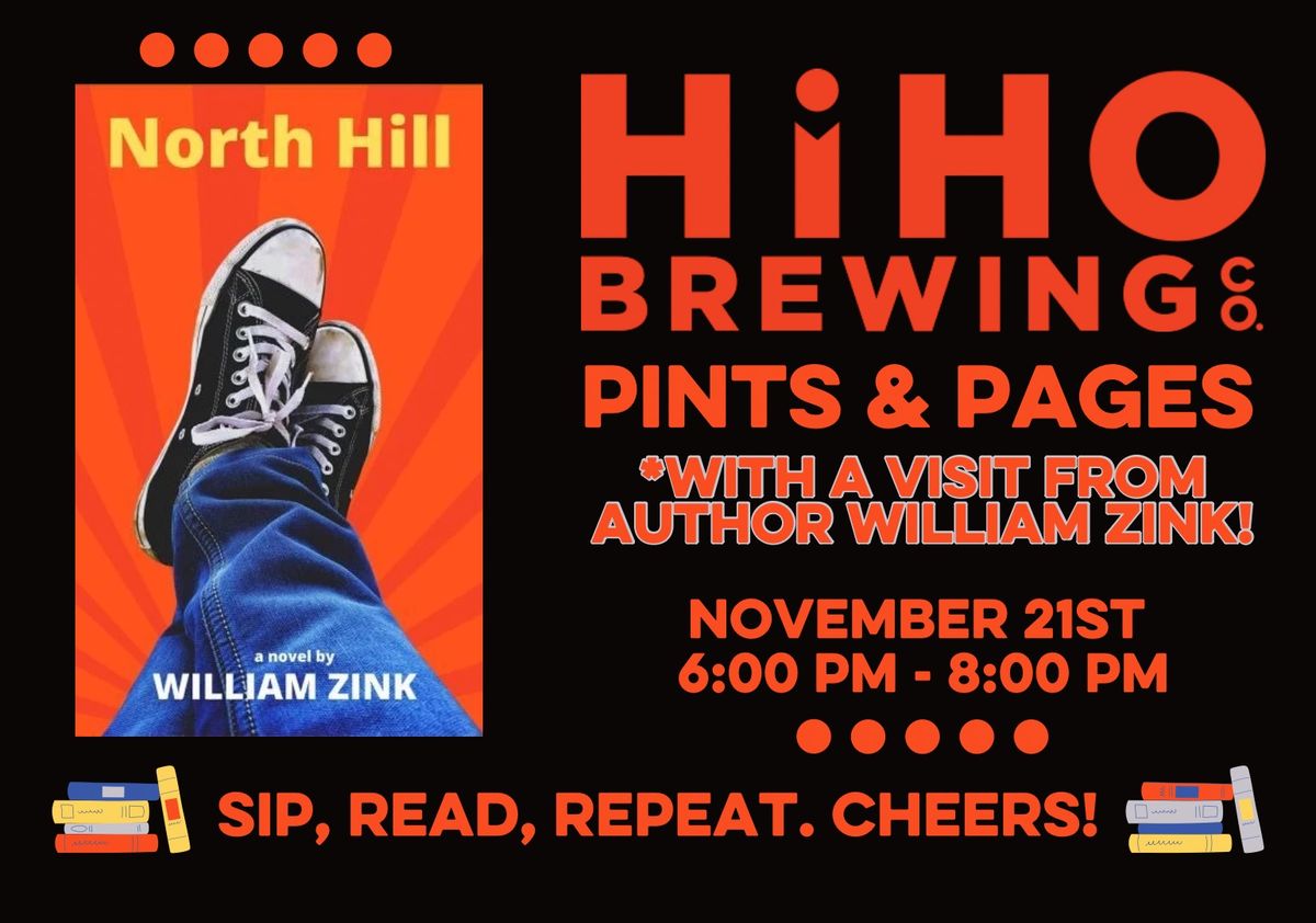 Pints & Pages with the Author: William Zink