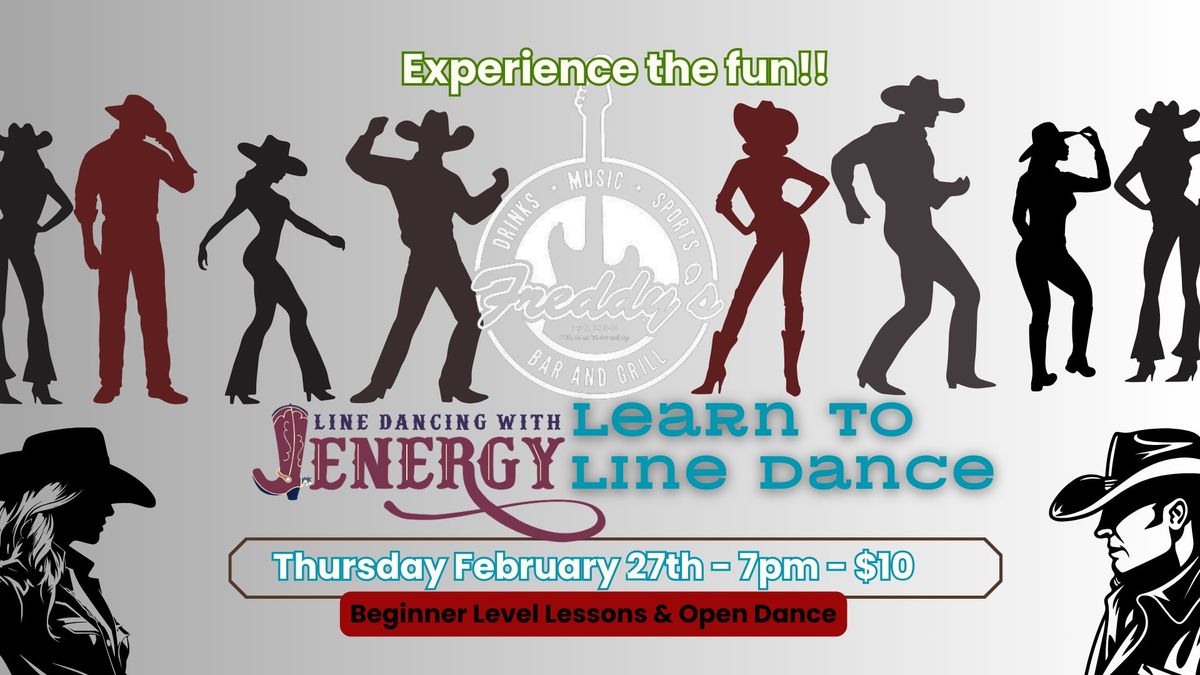 Line Dancing with Jenergy at Freddy's Bar & Grill 