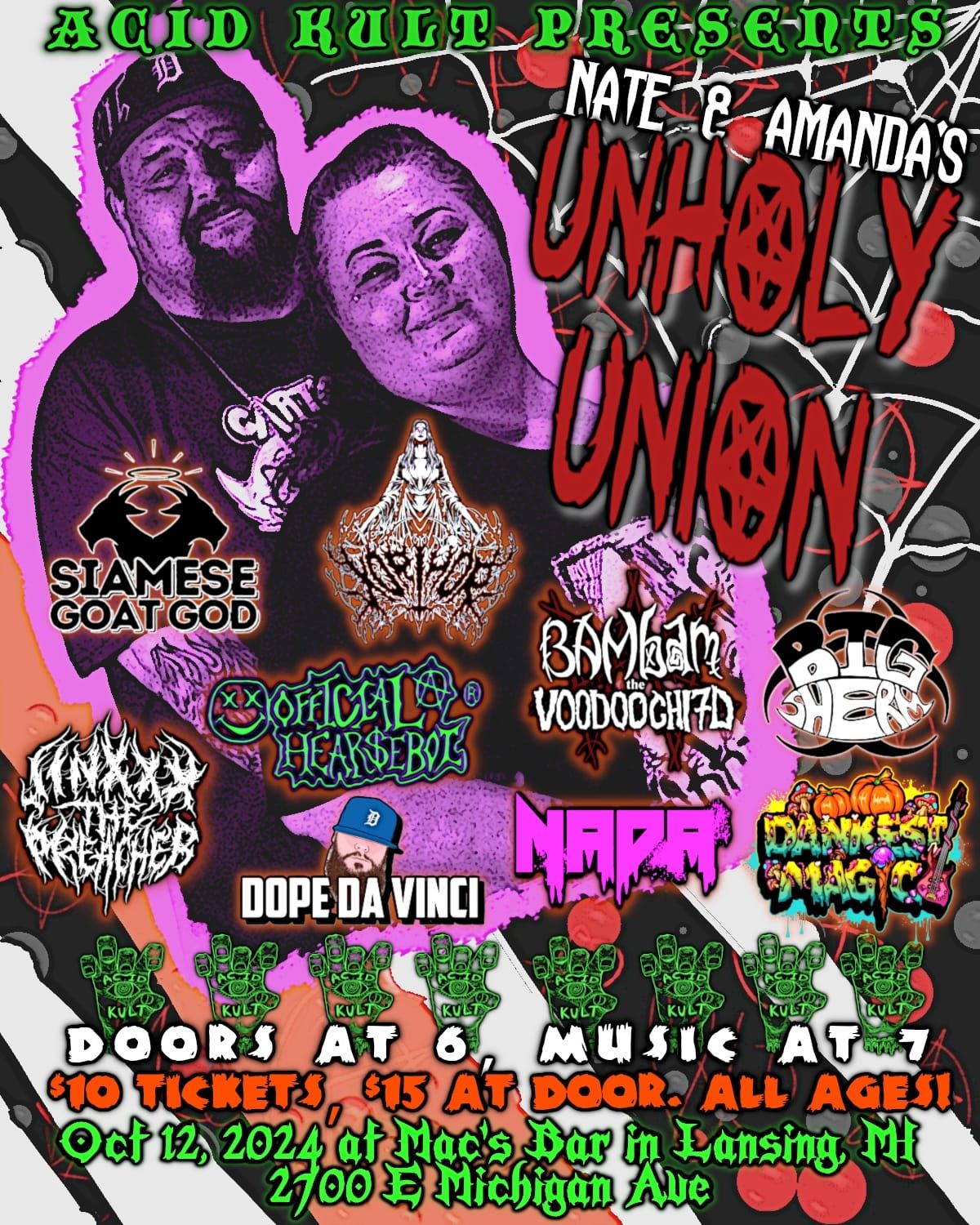 Acid Kult presents Nate & Amanda's Unholy Union