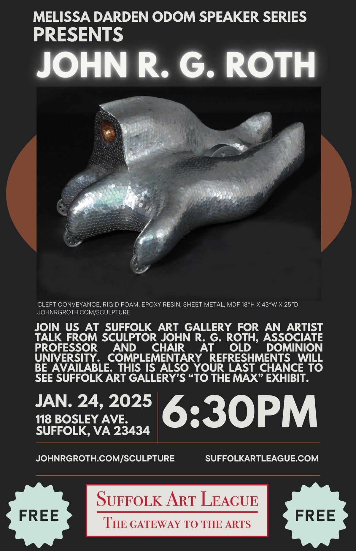 Artist Talk with John R. G. Roth