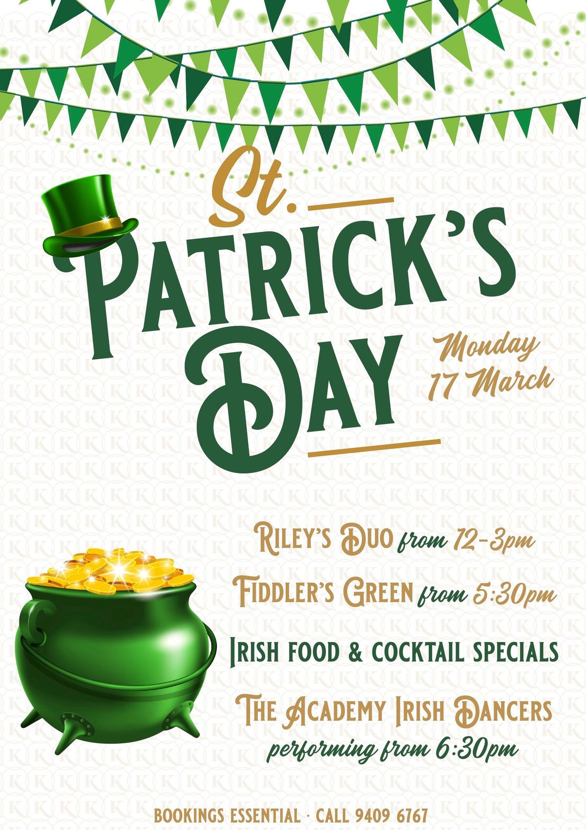 St Patrick's Day at The Kingsley Tavern