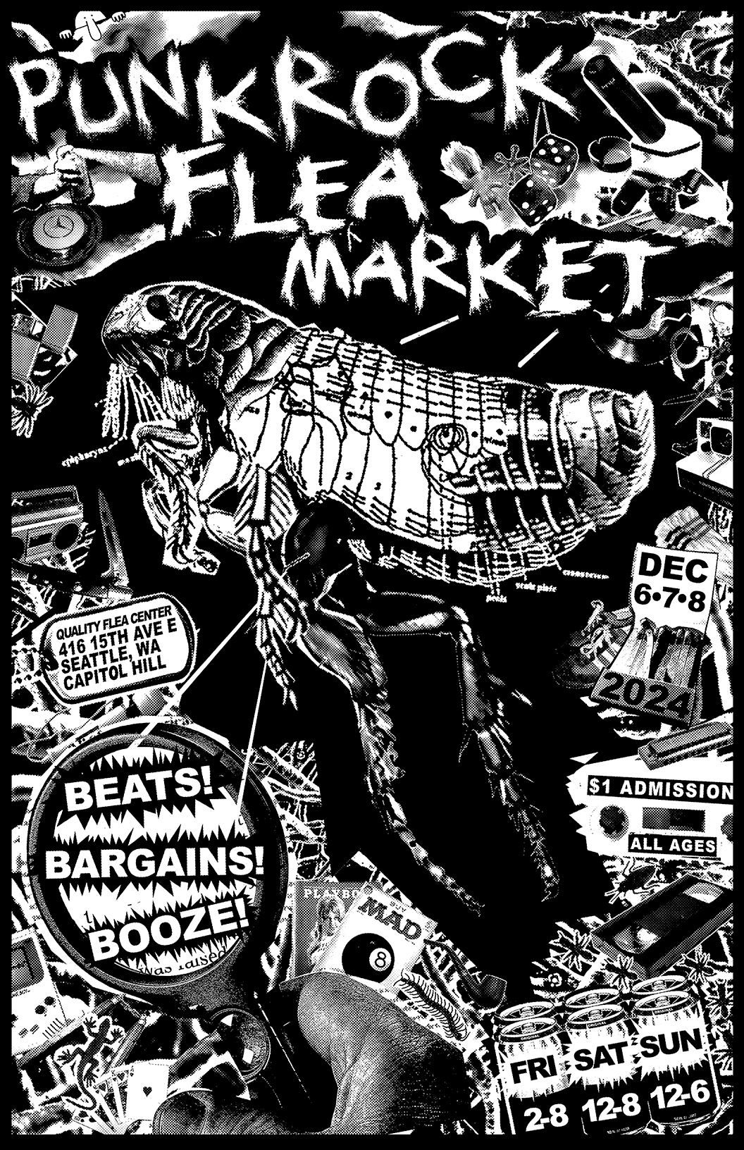 PUNK ROCK FLEA MARKET jumpstarts the HOLIDAZE!