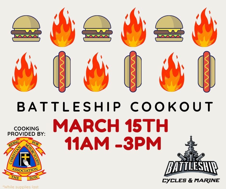 Battleship Riding Season Cookout!