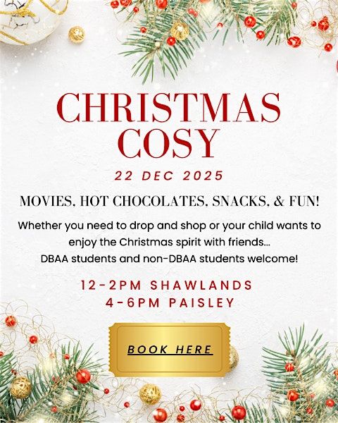 DBAA Christmas Cosy Paisley Branch
