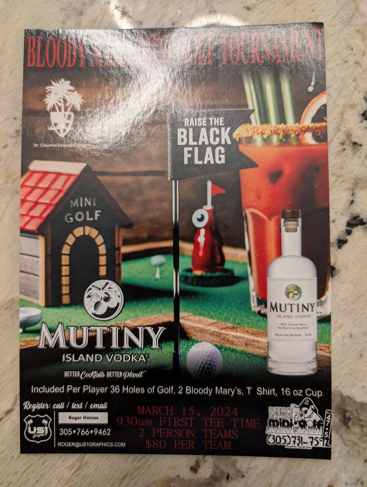 Mutiny Vodka Bloody Mary Mini Golf Tournament 