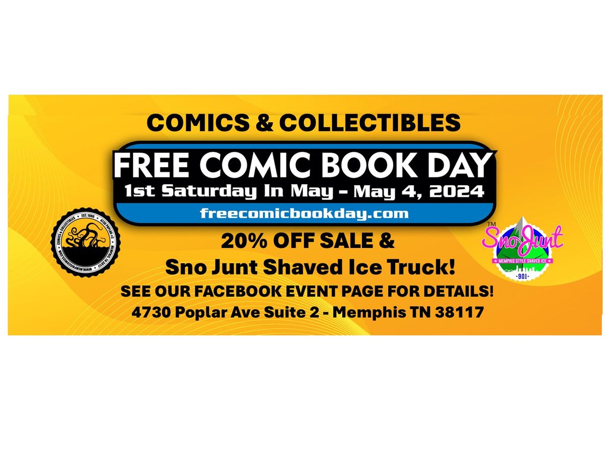 FREE COMIC BOOK DAY - SAT MAY 4 @ COMICS & COLLECTIBLES!