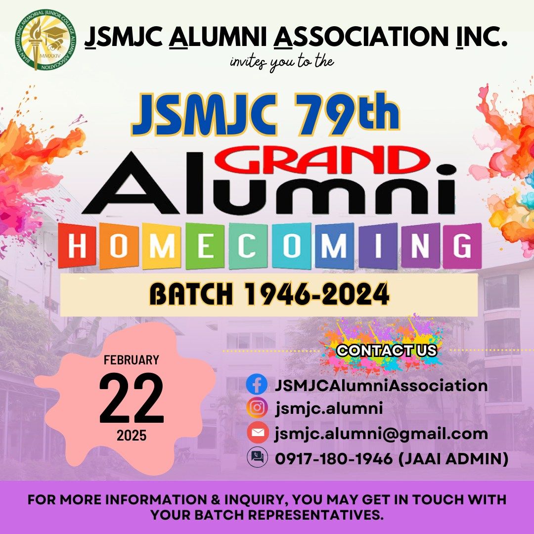 79th JSMJC Grand Alumni Homecoming